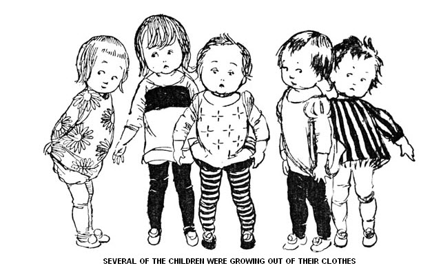 Several of the Children Were Growing Out of Their Clothes