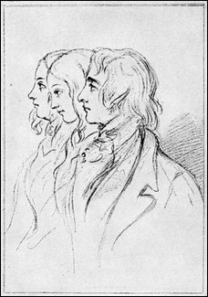 A Portrait of Charles Dickens and His Wife and Sister