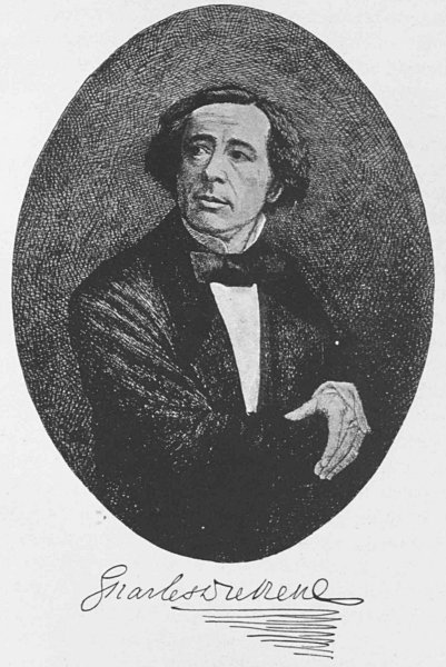 Photogravure of Charles Dickens in 1849