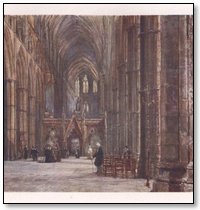The Interior of the Nave in Westminster Abbey, Looking East
