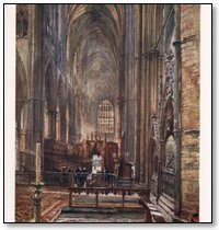 View of the Choir and Nave, Looking West from the High Altar