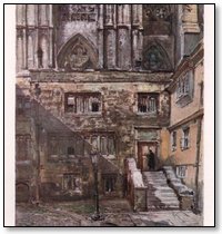 The Abbot's Courtyard and the Entrance to the Jerusalem Chamber